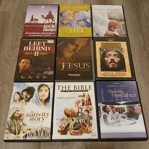 DVD Lot Jesus Of Nazareth The Bible In The Beginning The Nativity Story